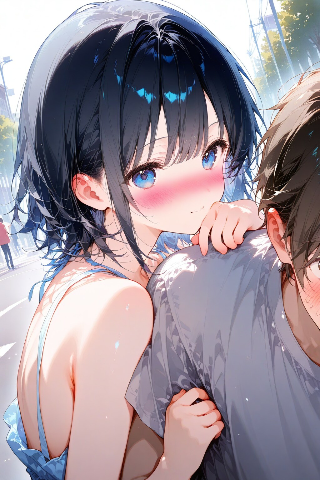 恥ずかしがり屋の守護霊ちゃん | の人気AIイラスト・グラビア