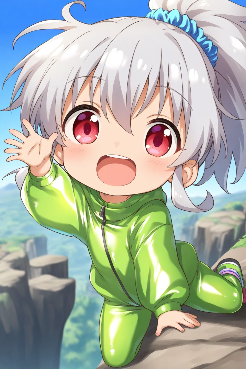 ロッククライミングです