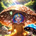 山で見かけたキノコの妖精 2枚目