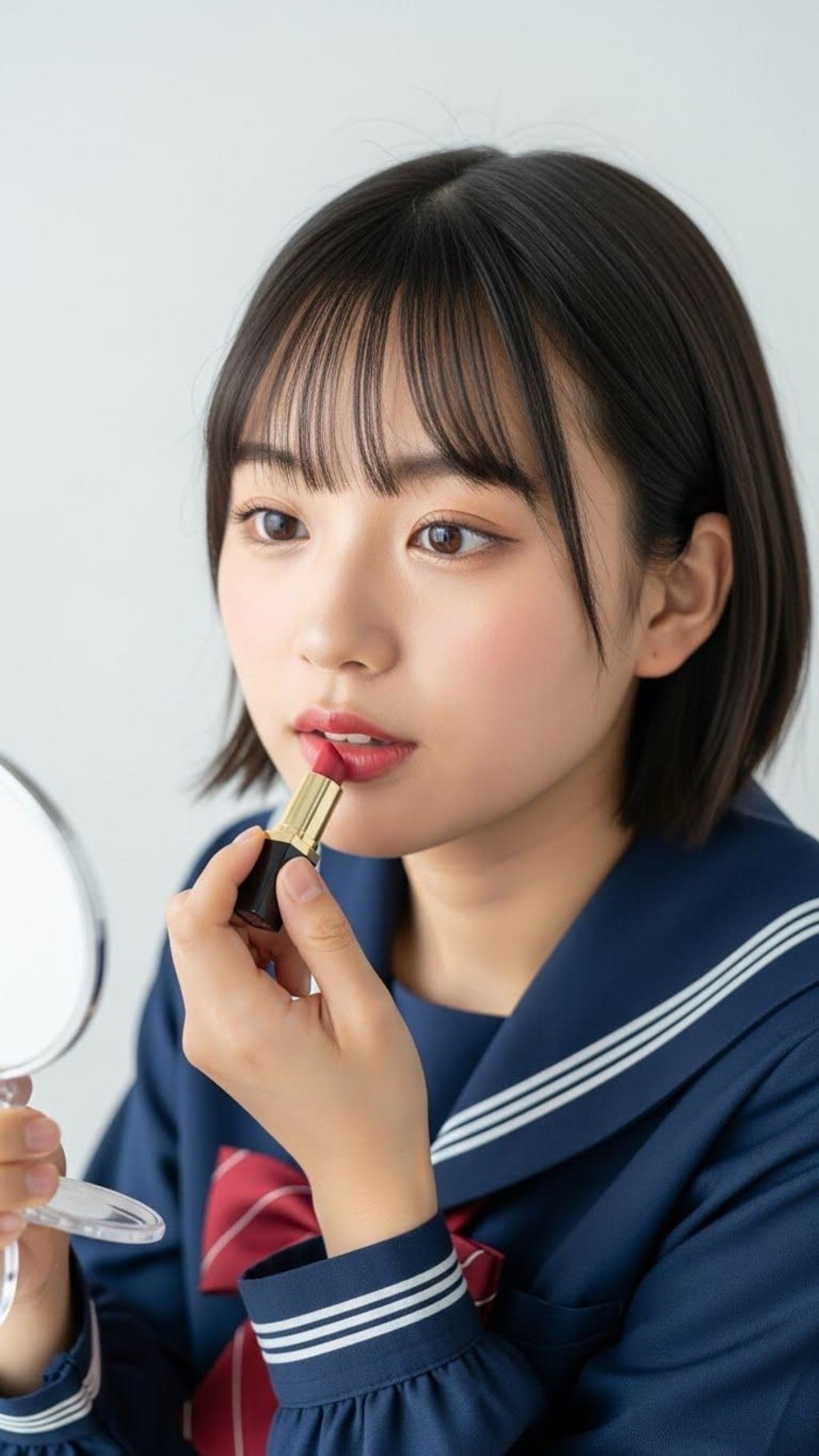 女子高生のメイク001