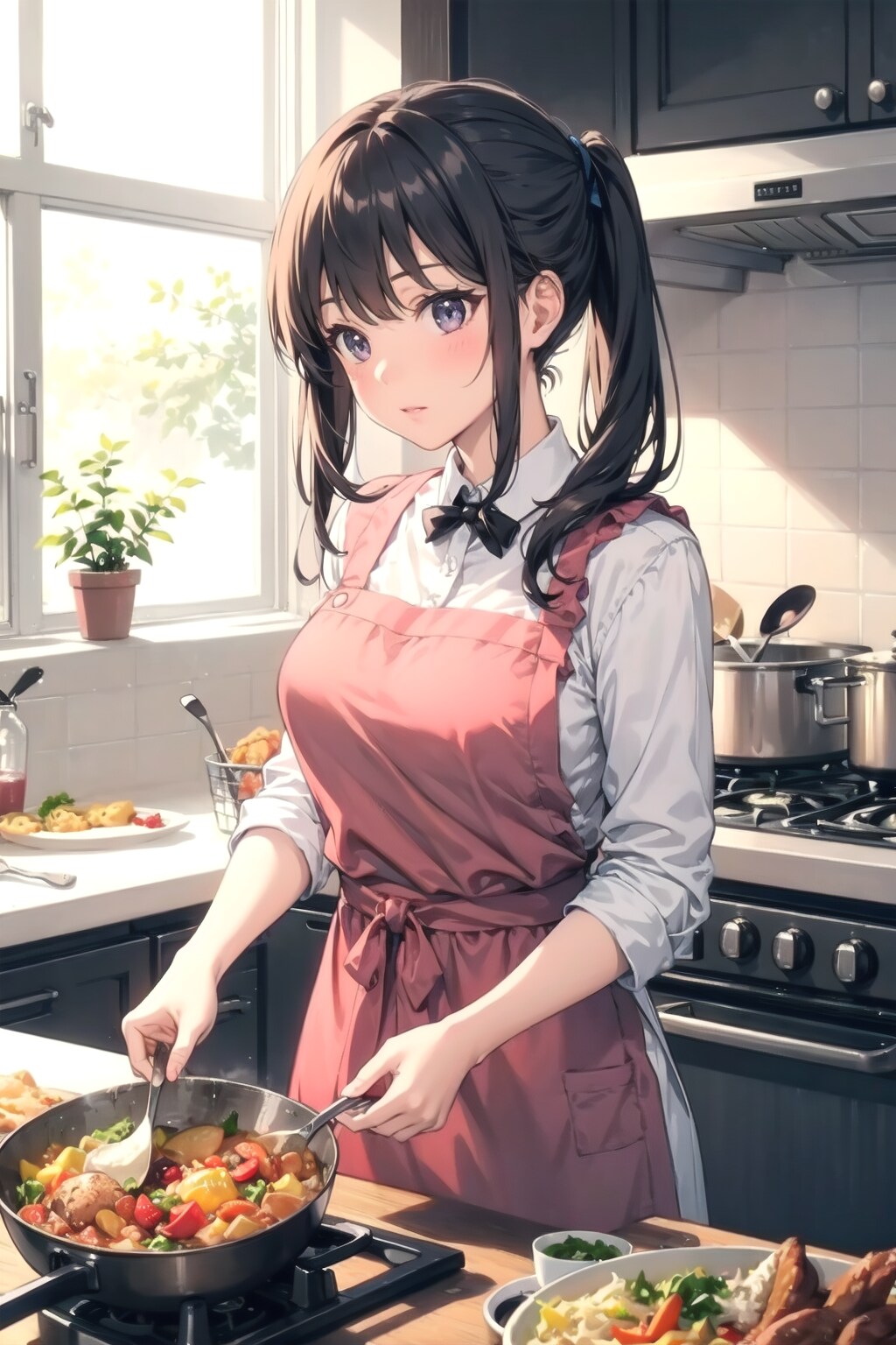 料理中