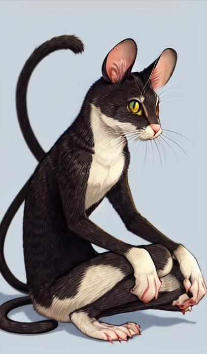 天敵同士混ぜてみた🐱🐭