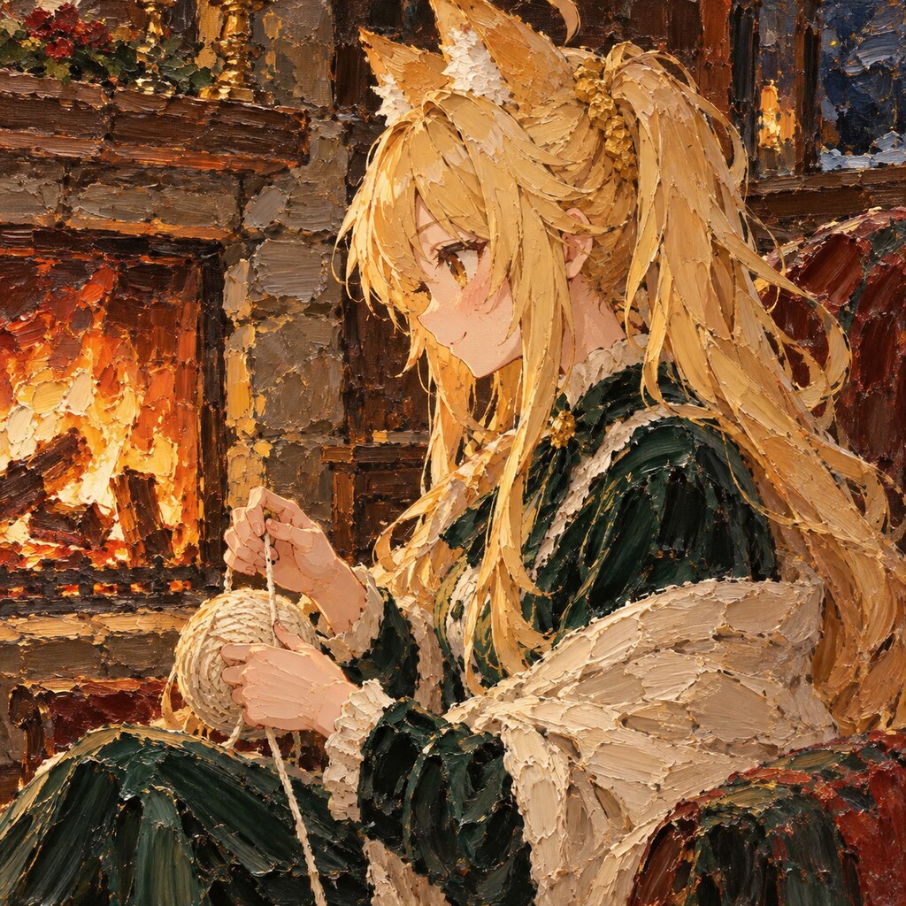 ミラの油絵