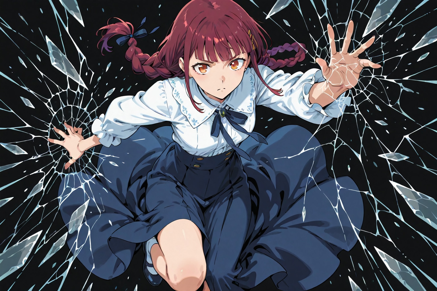 空間を割る手のひら | の人気AIイラスト・グラビア