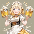 命名:えびすちゃん、ビール娘 3枚目