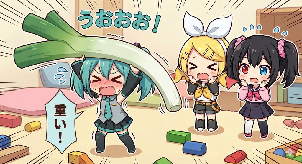 ミクさんと言ったらネギです！