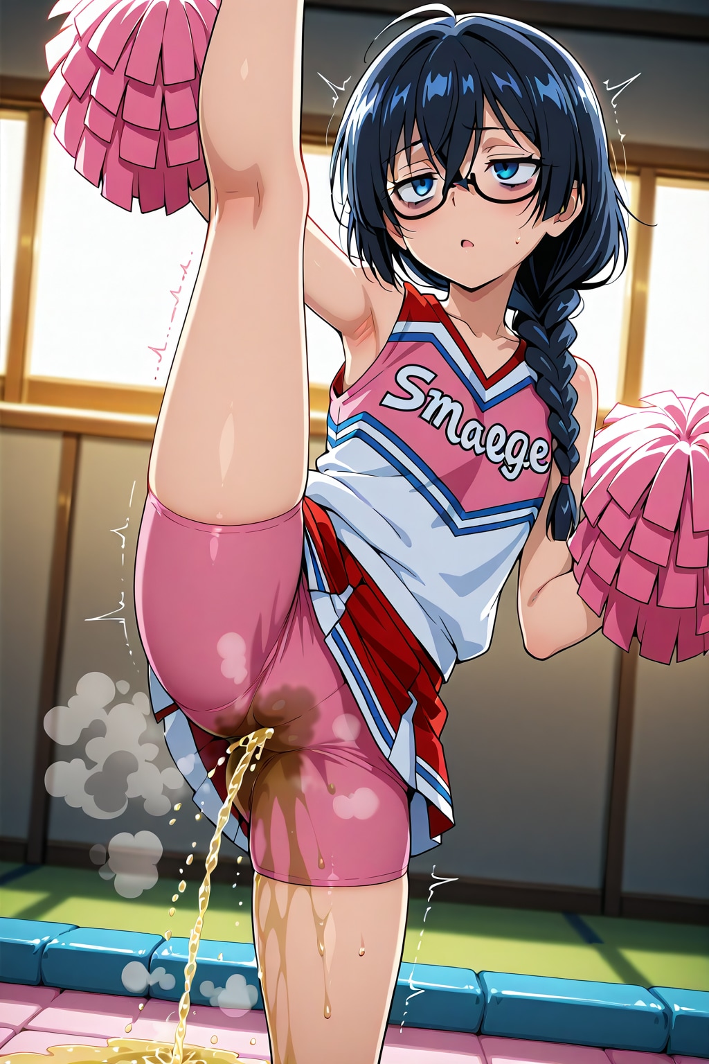 チアでおもらし