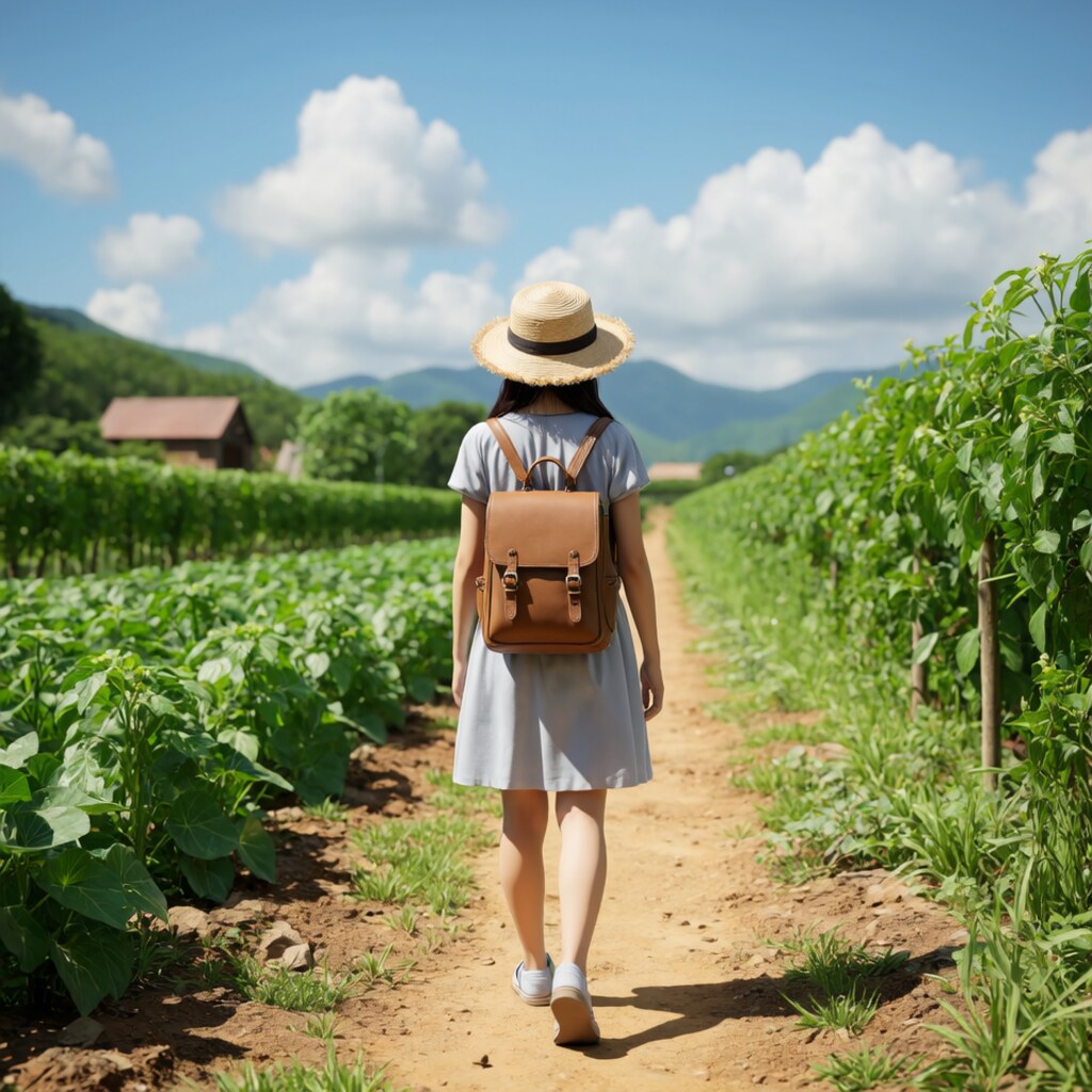 夏道をひとり- おばあちゃんの家まで