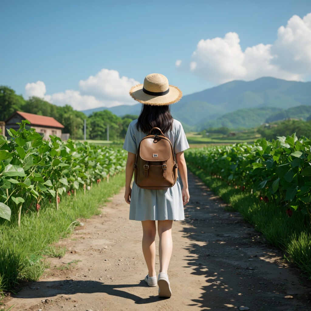 夏道をひとり- おばあちゃんの家まで