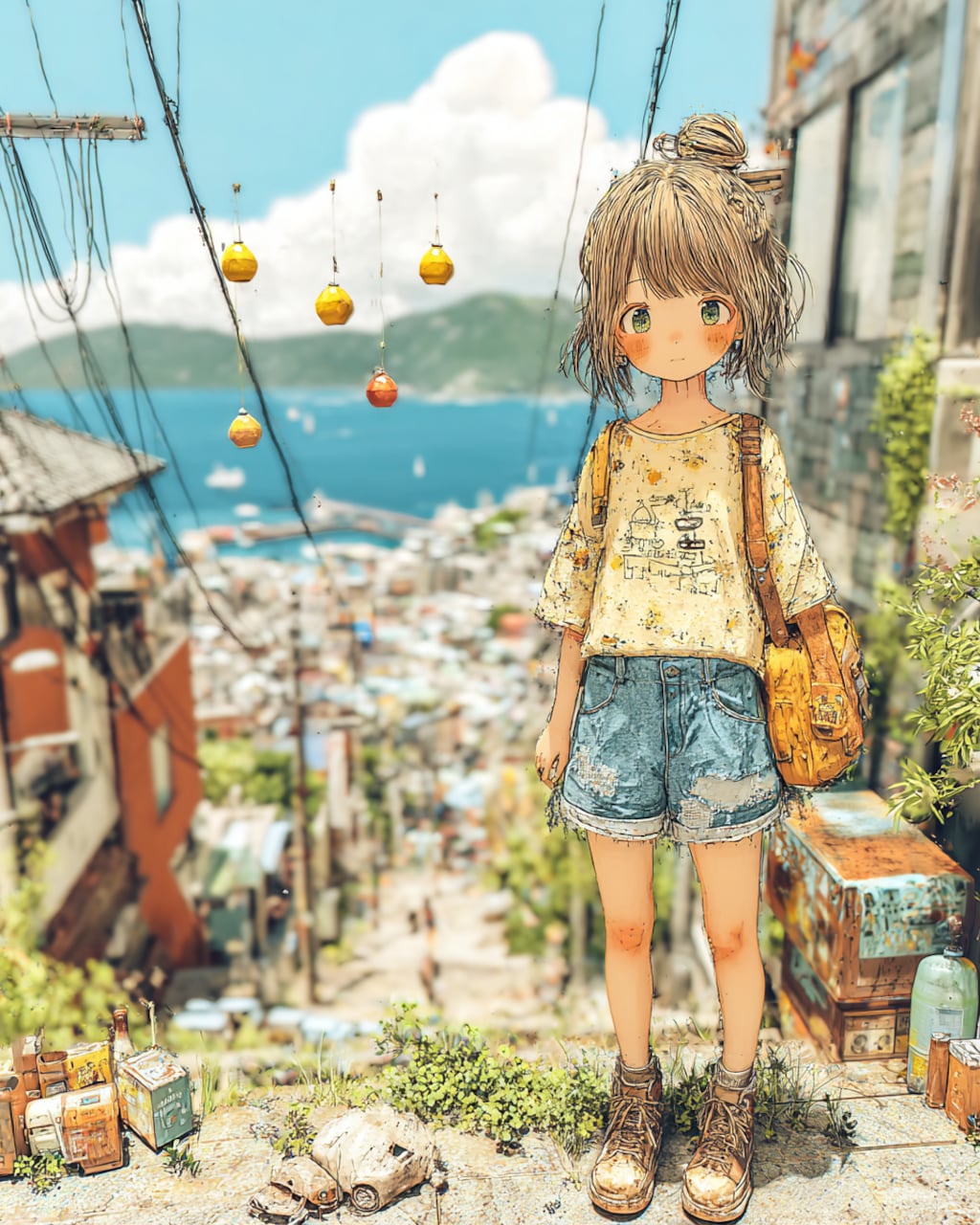 オレンジ色の夏休み