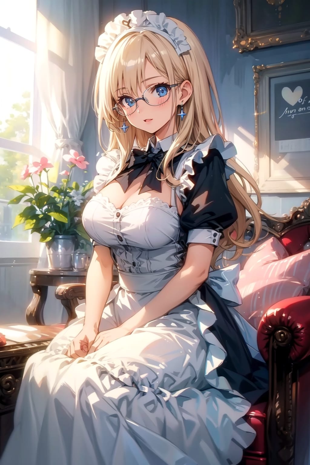 メガネ美少女メイド