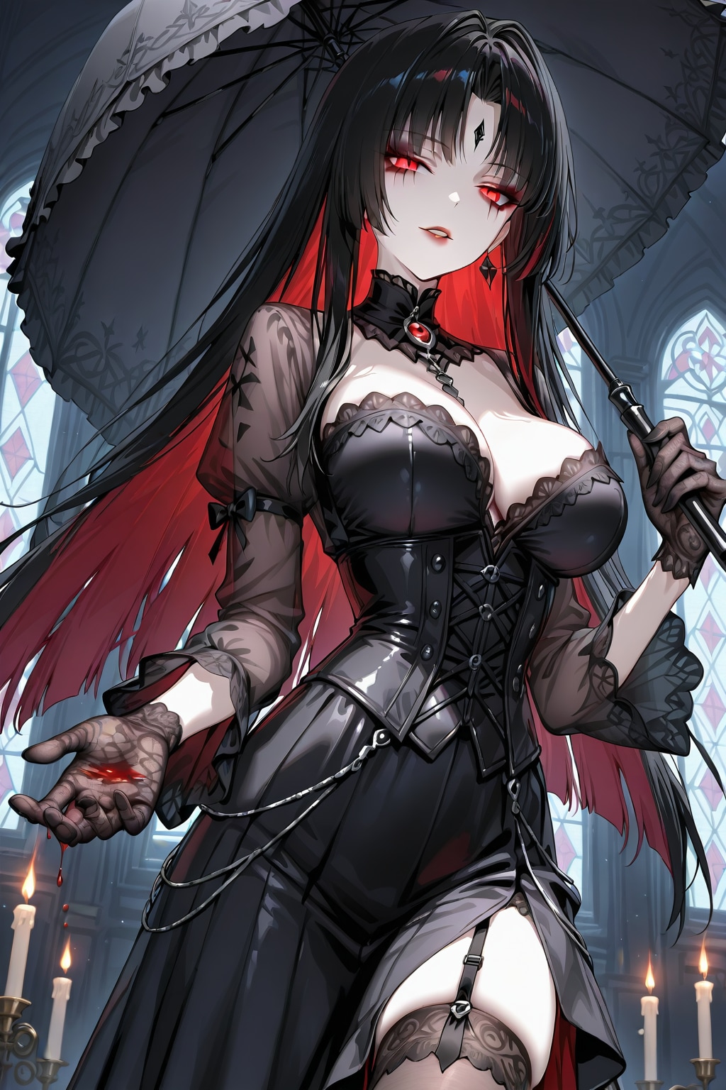 見た目は怖いけど優しいおば…お姉さん | の人気AIイラスト・グラビア