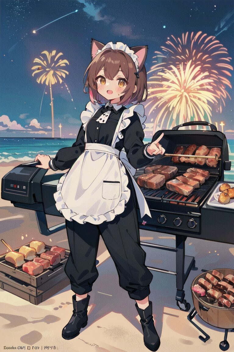 ご主人様 バーベキューはお任せ下さい