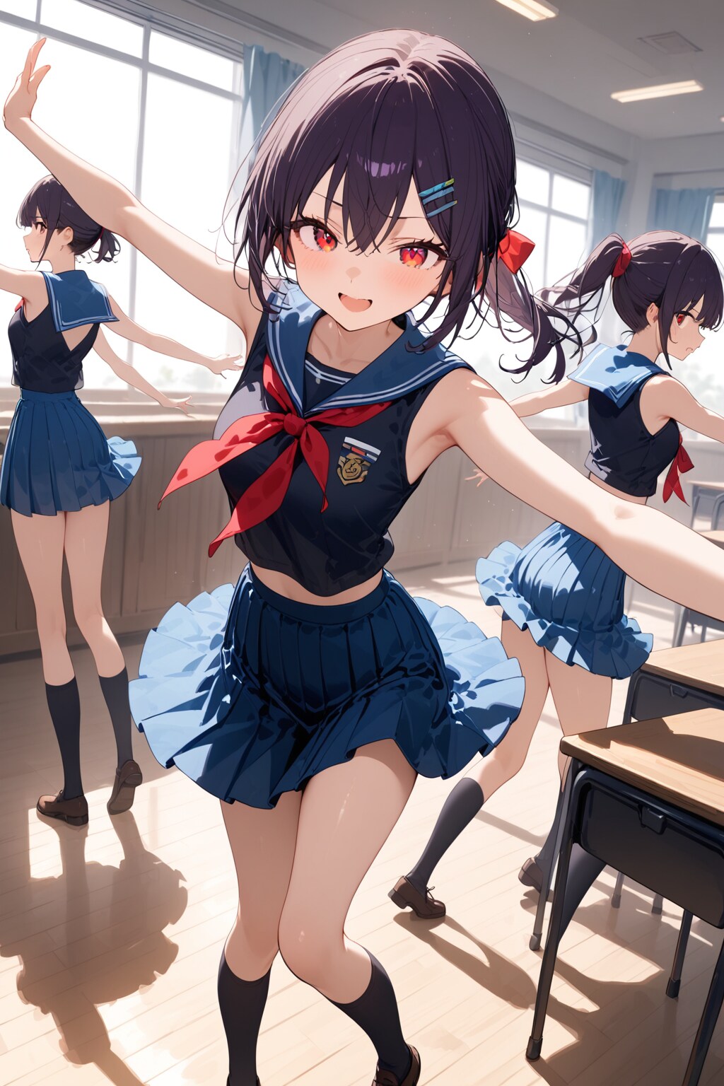 今日もまたダンス練習中
