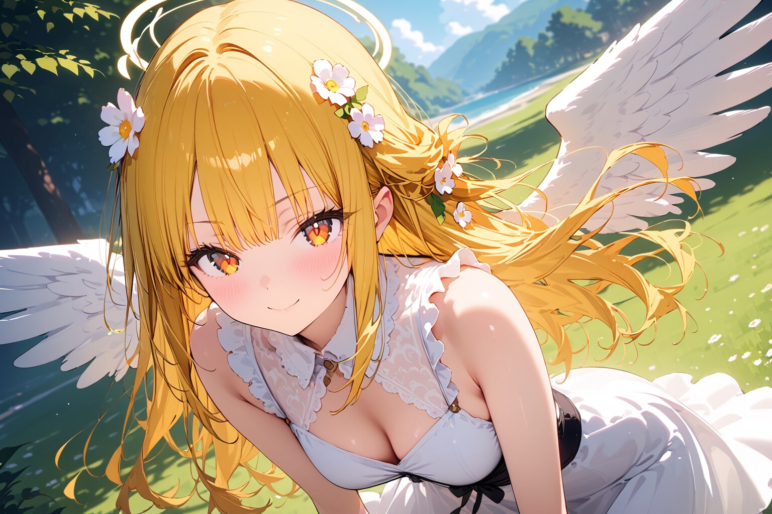 天使さん頑張ります（HALO ちちぷいちゃん） | の人気AIイラスト・グラビア