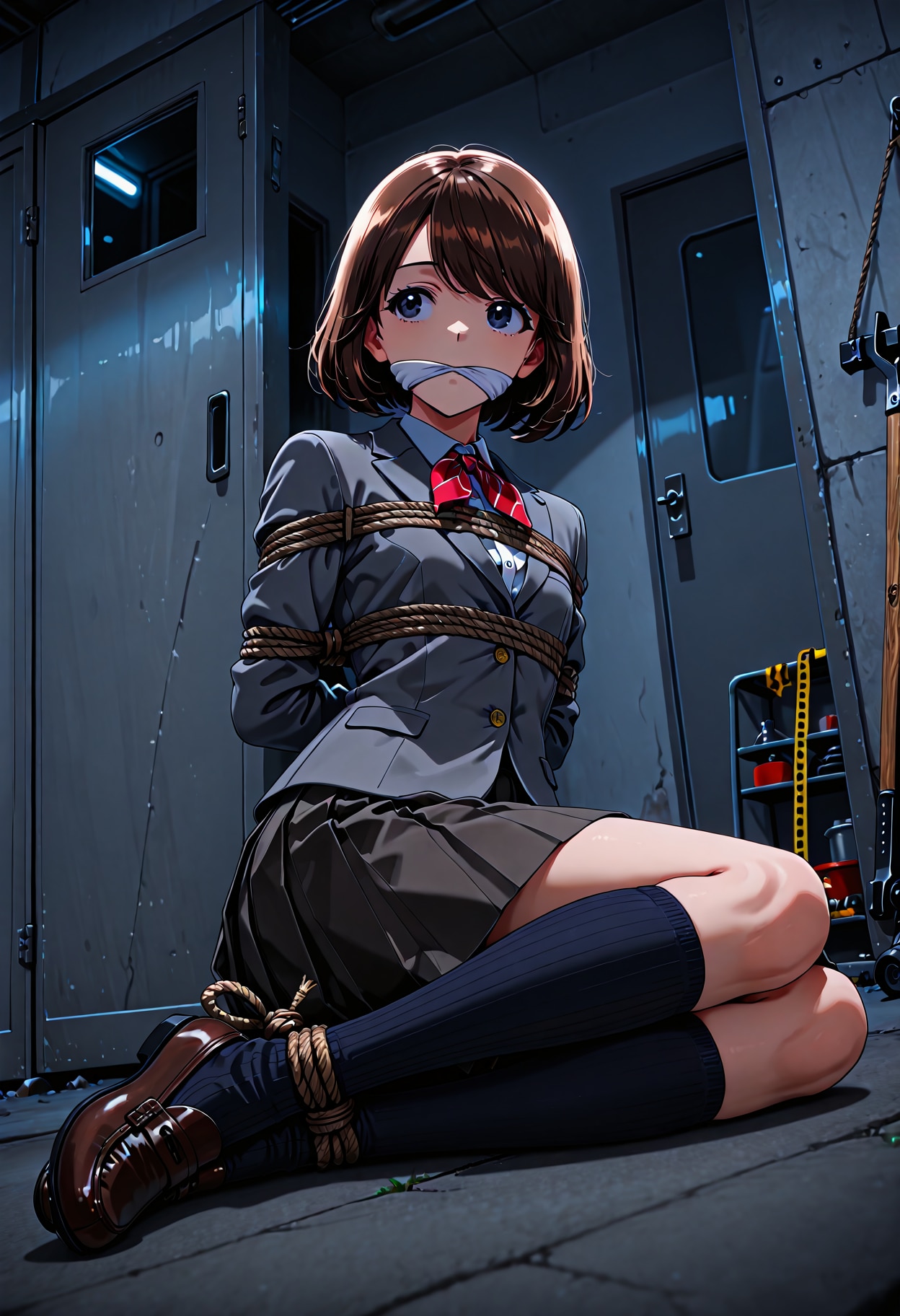 逃走の機会を伺う子 | の人気AIイラスト・グラビア
