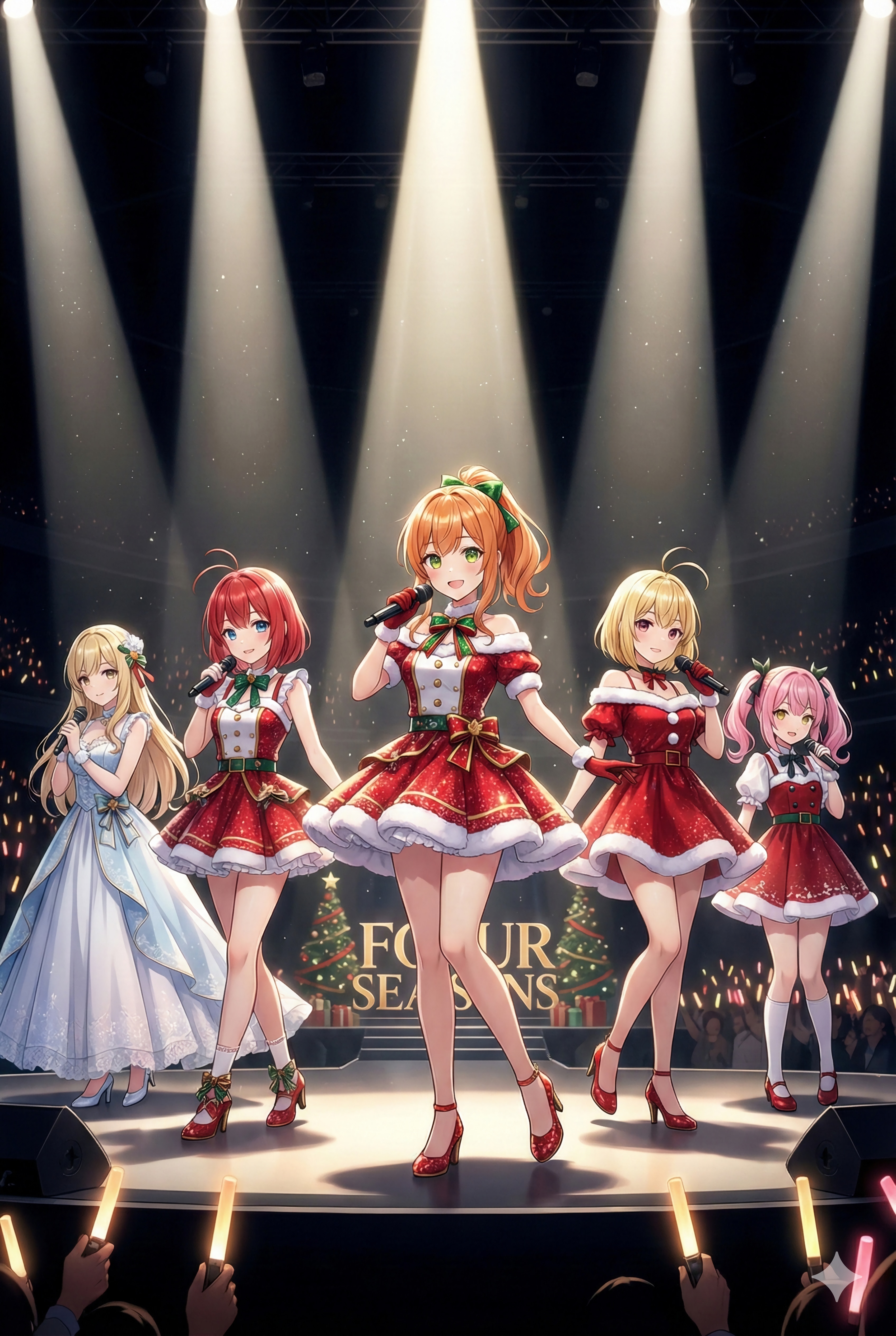 クリスマスライブinちちぷいドーム〜後編 | の人気AIイラスト・グラビア