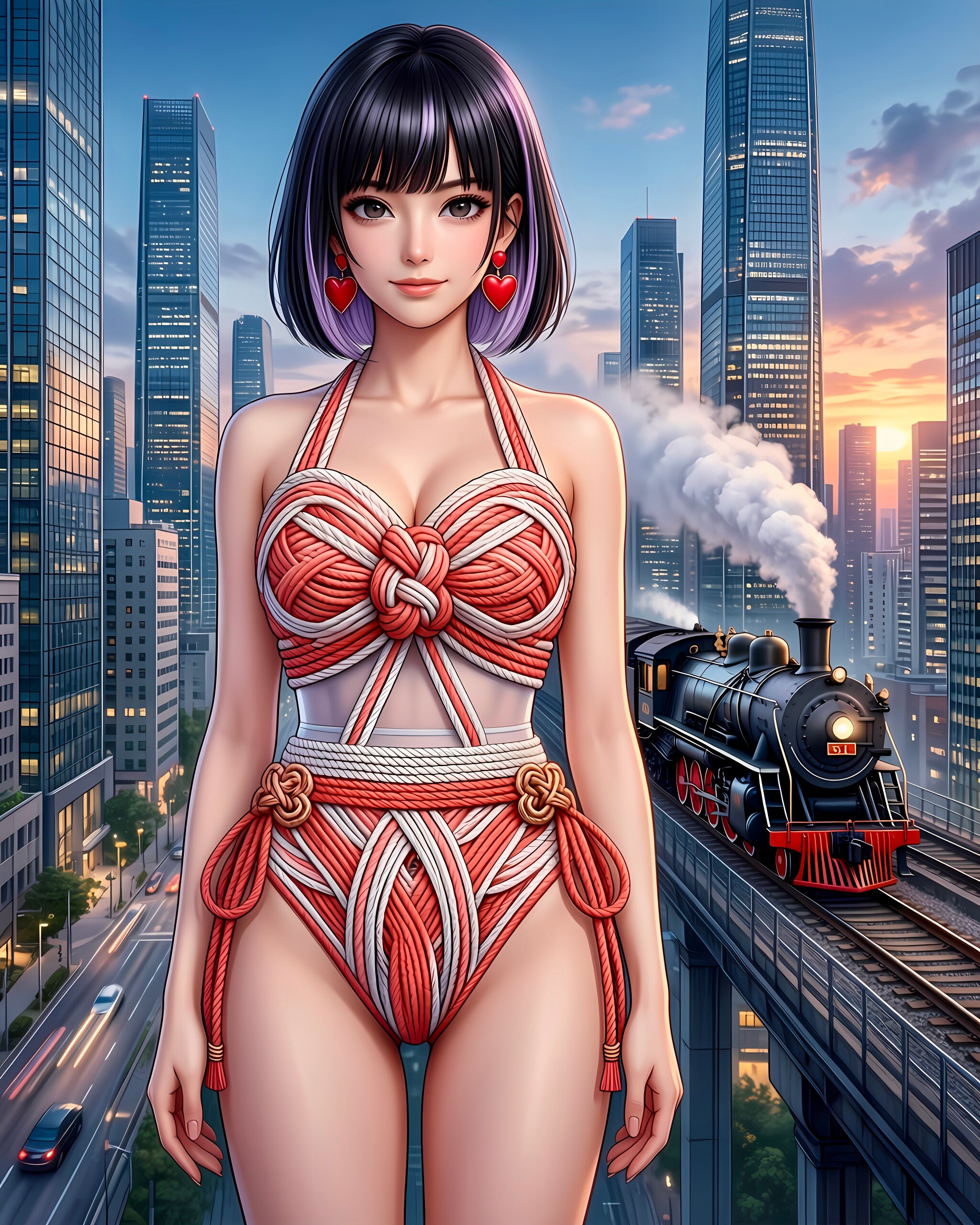 ヨガ🧘‍♂️SL風景🚂美咲さん💕 Knot Rope Couture Collection
