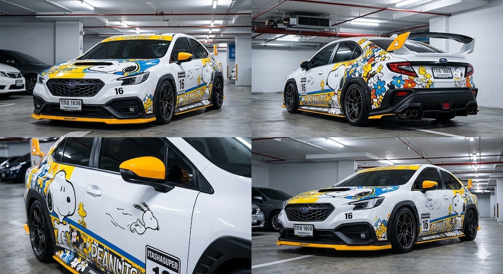 スヌーピーWRX