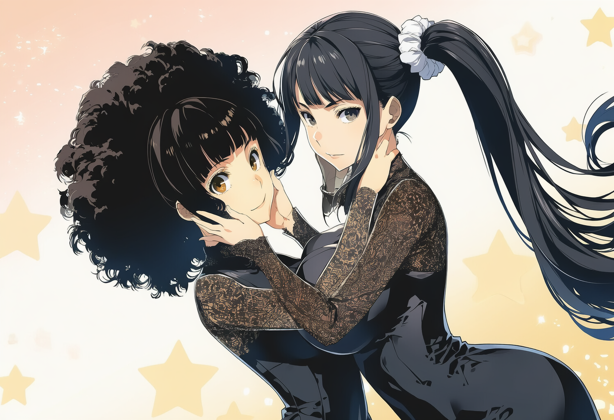 【誕生日FA御礼】アキノアフワちゃん＆先輩 | の人気AIイラスト・グラビア