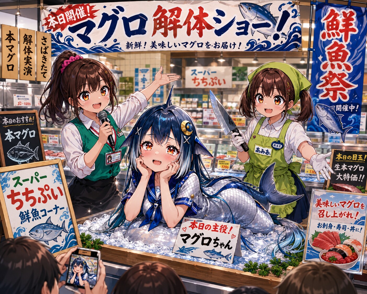 マグロ解体ショー