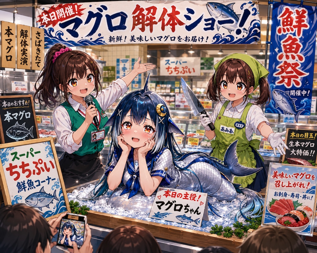 マグロ解体ショー