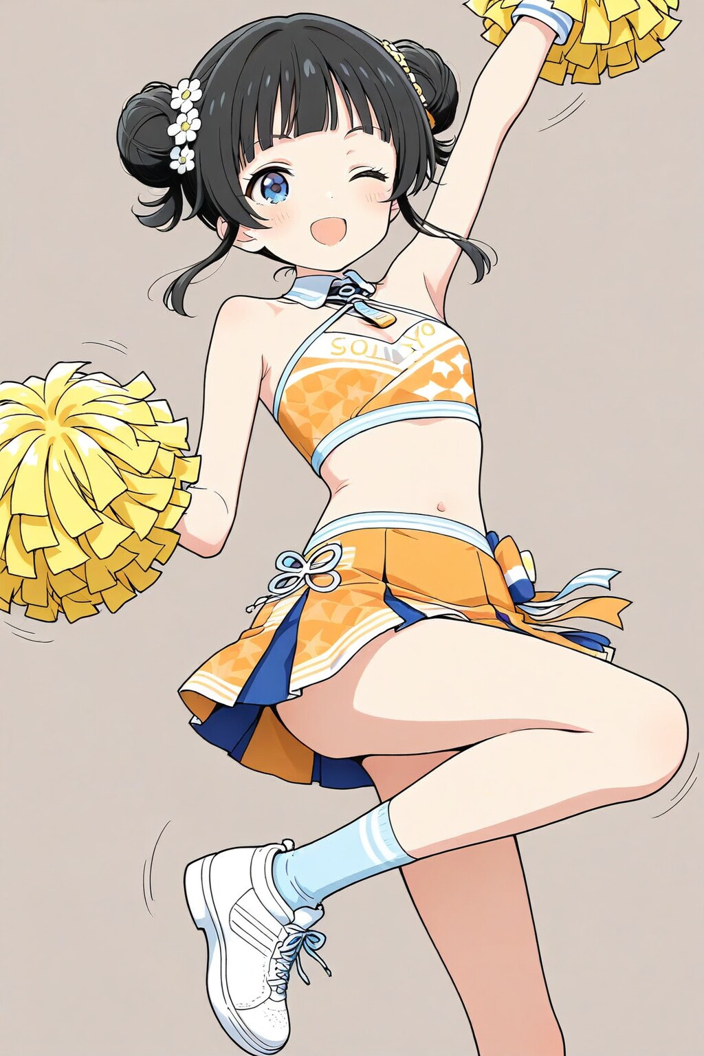 チアなおだんごちゃん🍡✨ | の人気AIイラスト・グラビア