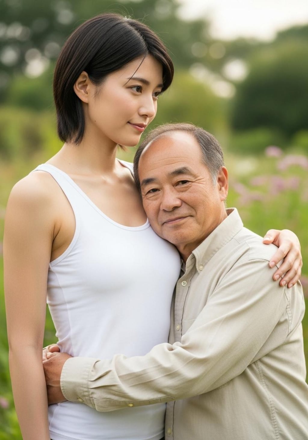 背が高くて頼りがいのある女性に甘えたい。