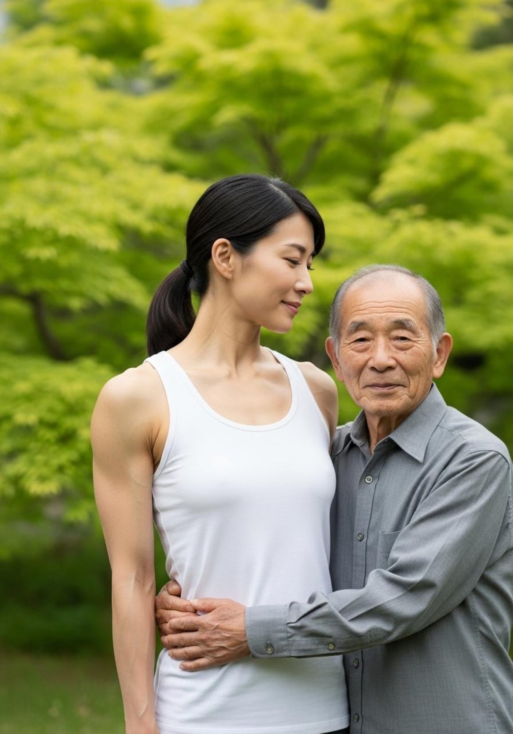 背が高くて頼りがいのある女性に甘えたい。