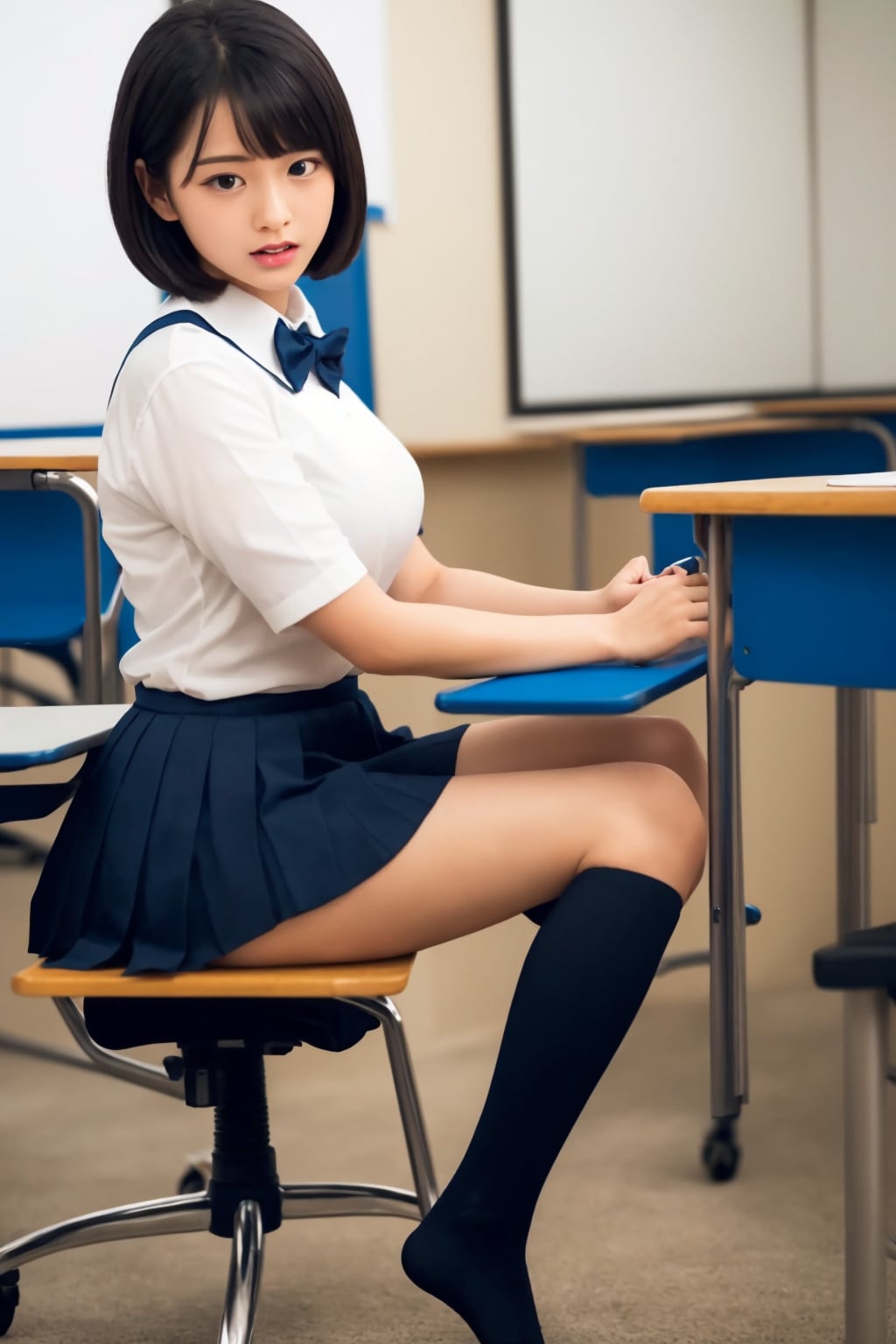 さっきから足見てるよね