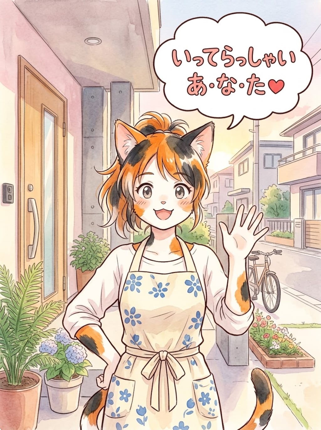 いってらっしゃい あ・な・た❤️