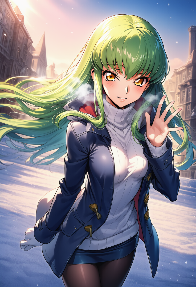 呼び合う足音 ― Signals in the Cold Ai | の人気AIイラスト・グラビア