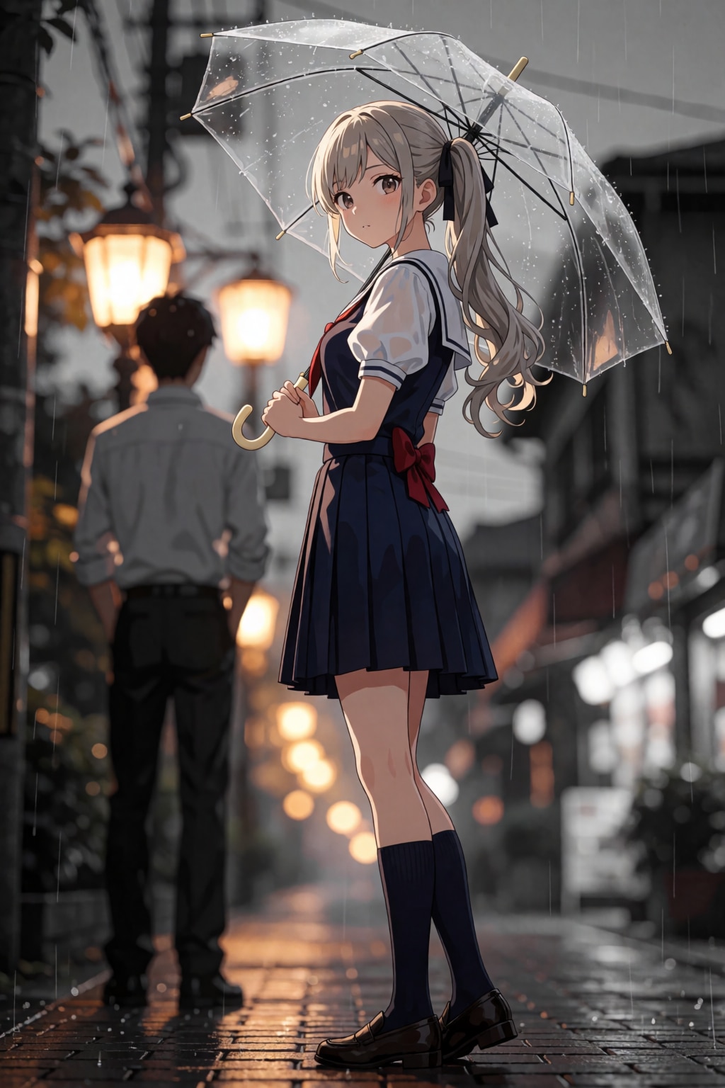 最後はいつもモノクロの雨の中