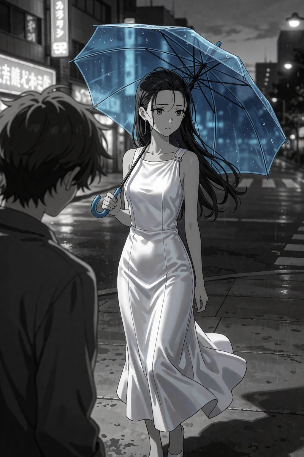 最後はいつもモノクロの雨の中