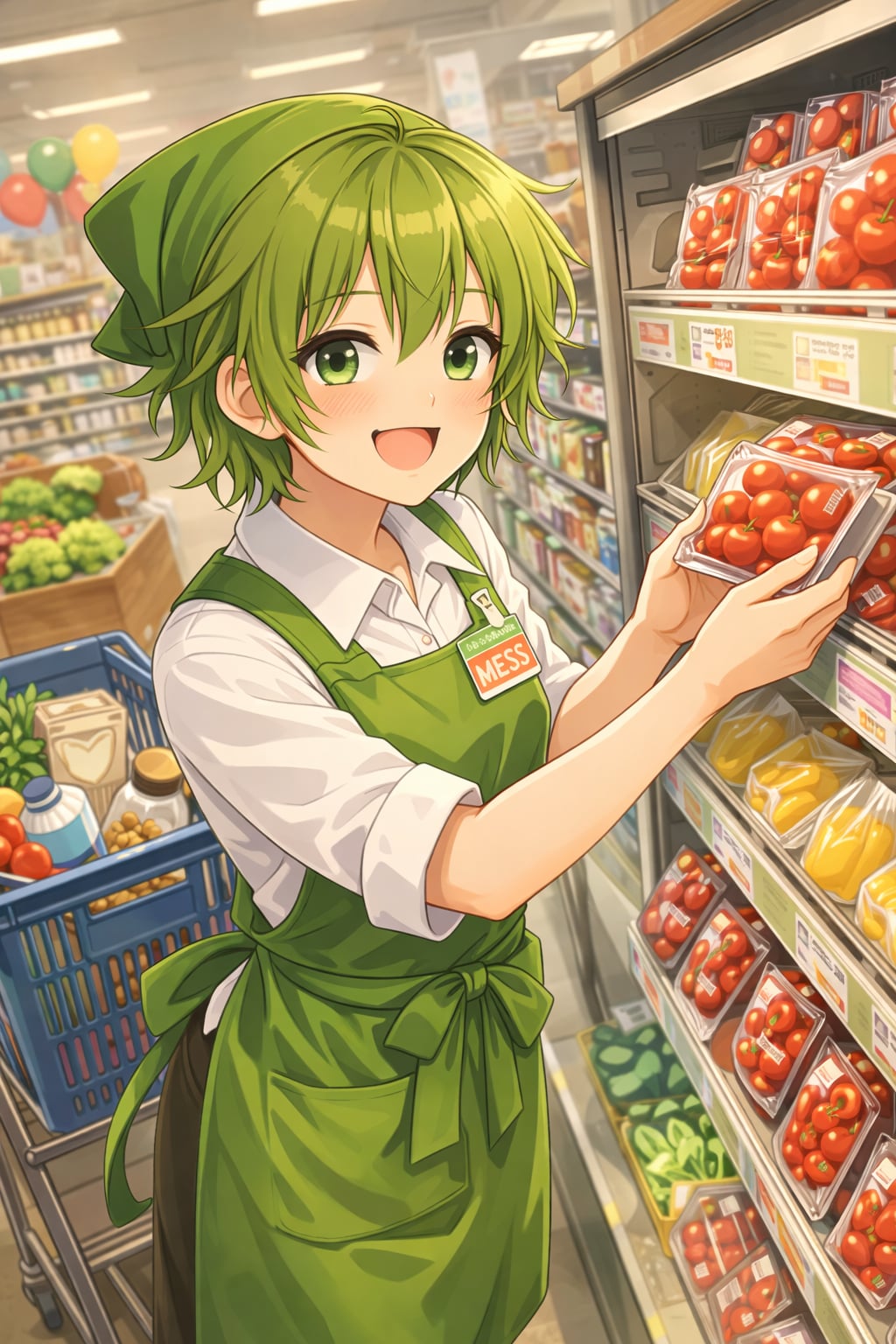 お仕事中のMESSちゃん