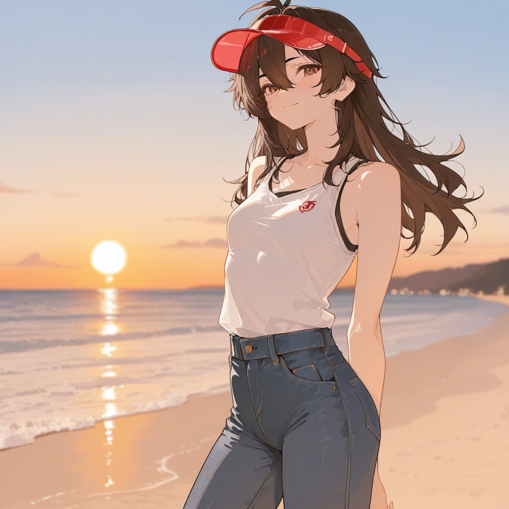 夏の夕暮れ