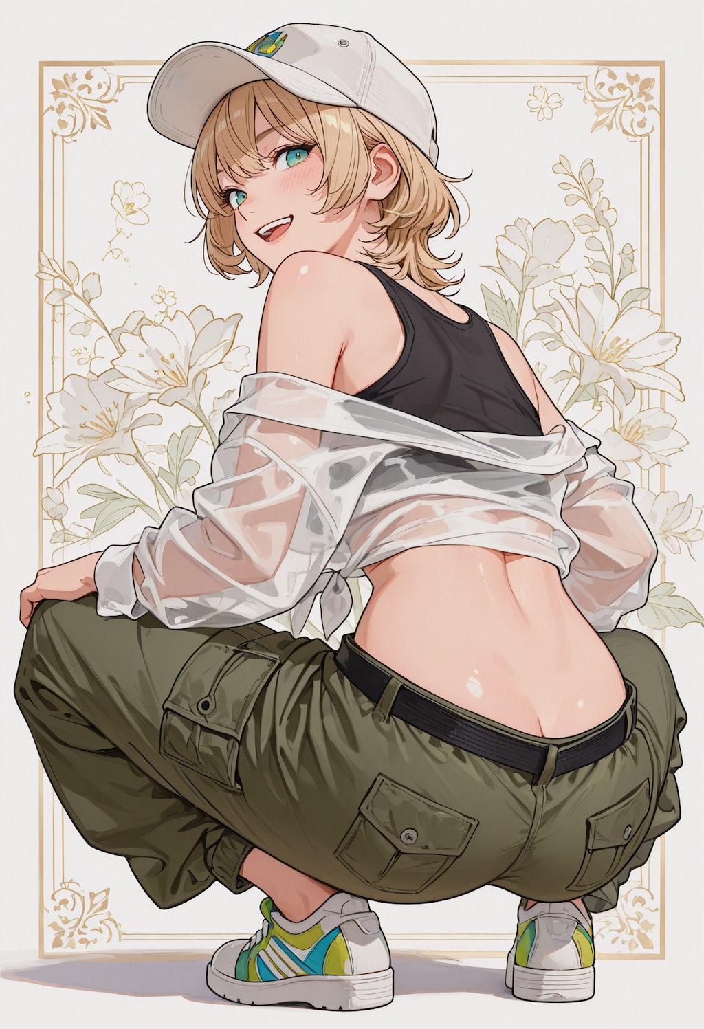タンクトップ陽キャちゃん。