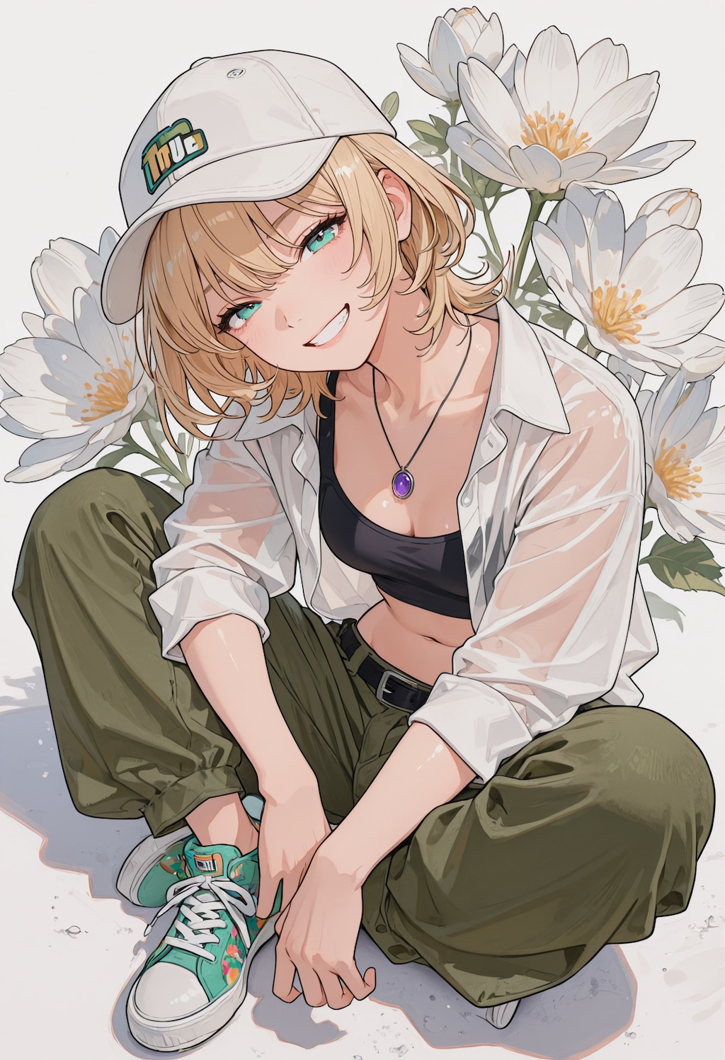 タンクトップ陽キャちゃん。