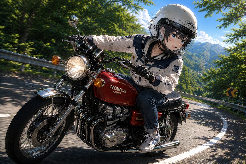 知らない道にワクワクしてる本田ちゃん
