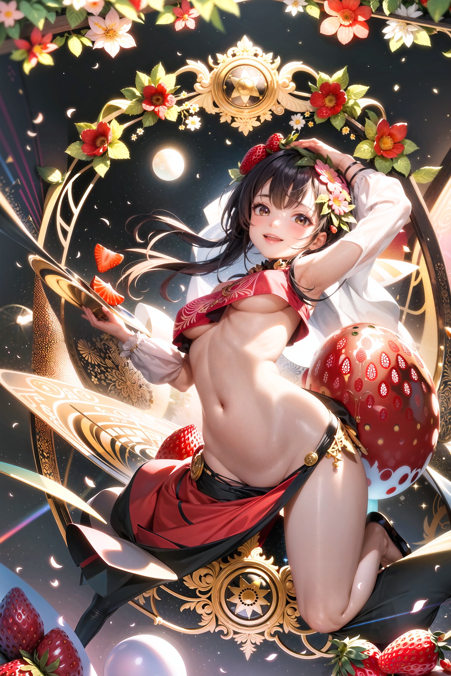 先見のイチゴの花（リメイク）