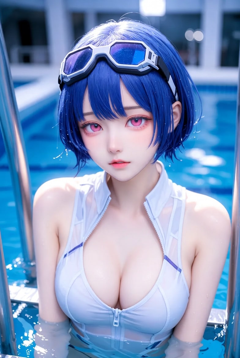 水着の女の子