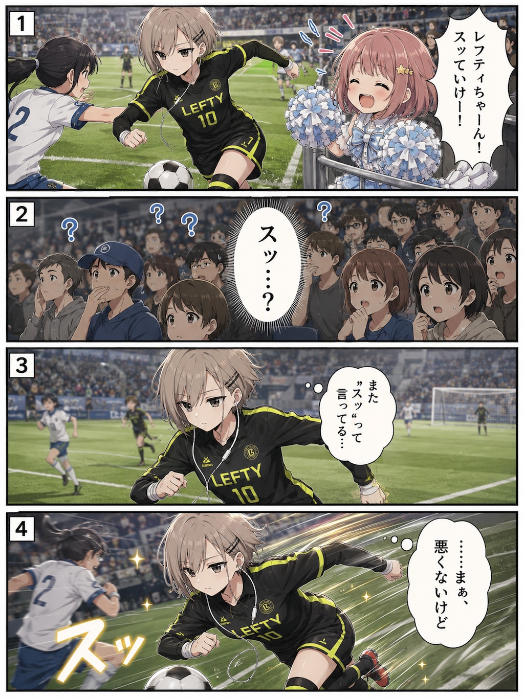 (4本立て)チアちゃんとレフティちゃん