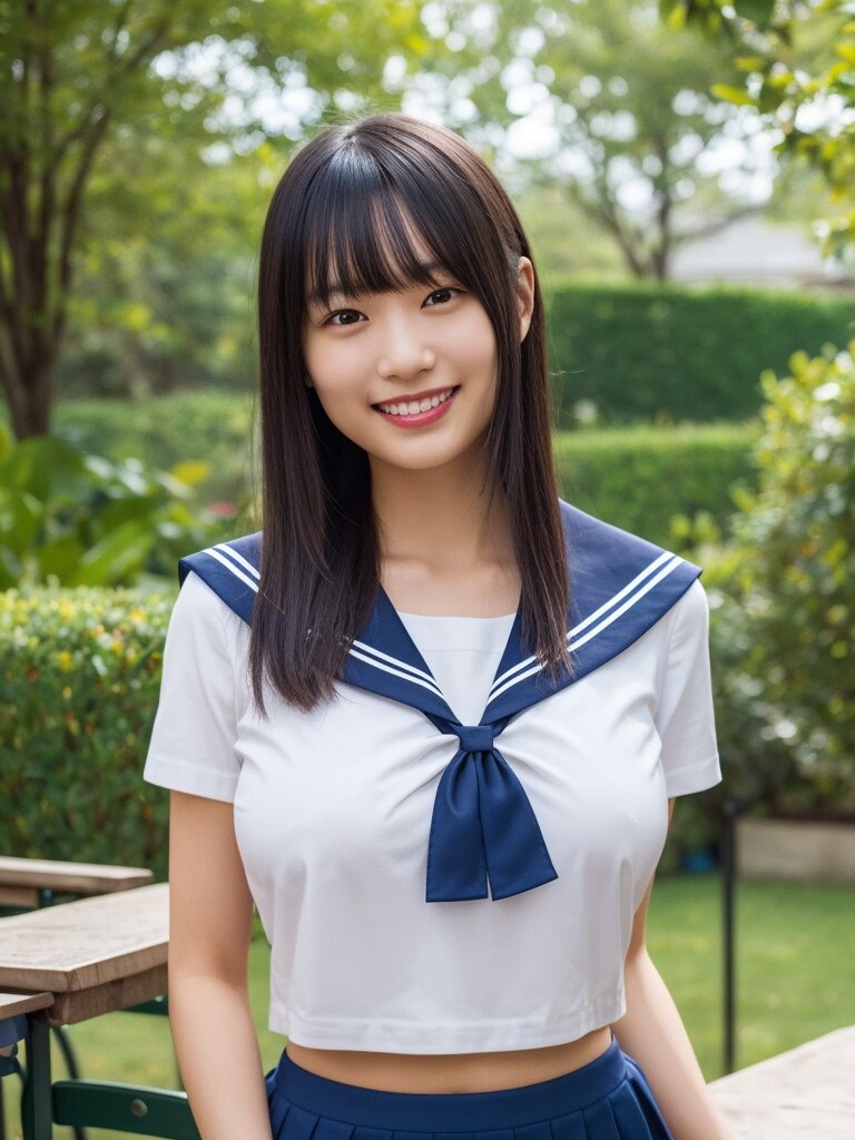 セーラー服の女の子💕