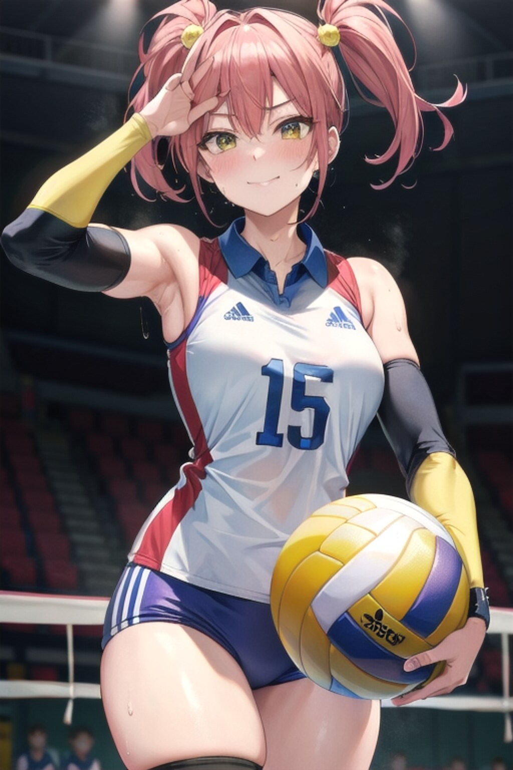 ツインテバレー女子