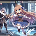 ゼルダ風ゲームの小さな女の子 2枚目