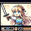 ゼルダ風ゲームの小さな女の子 11枚目