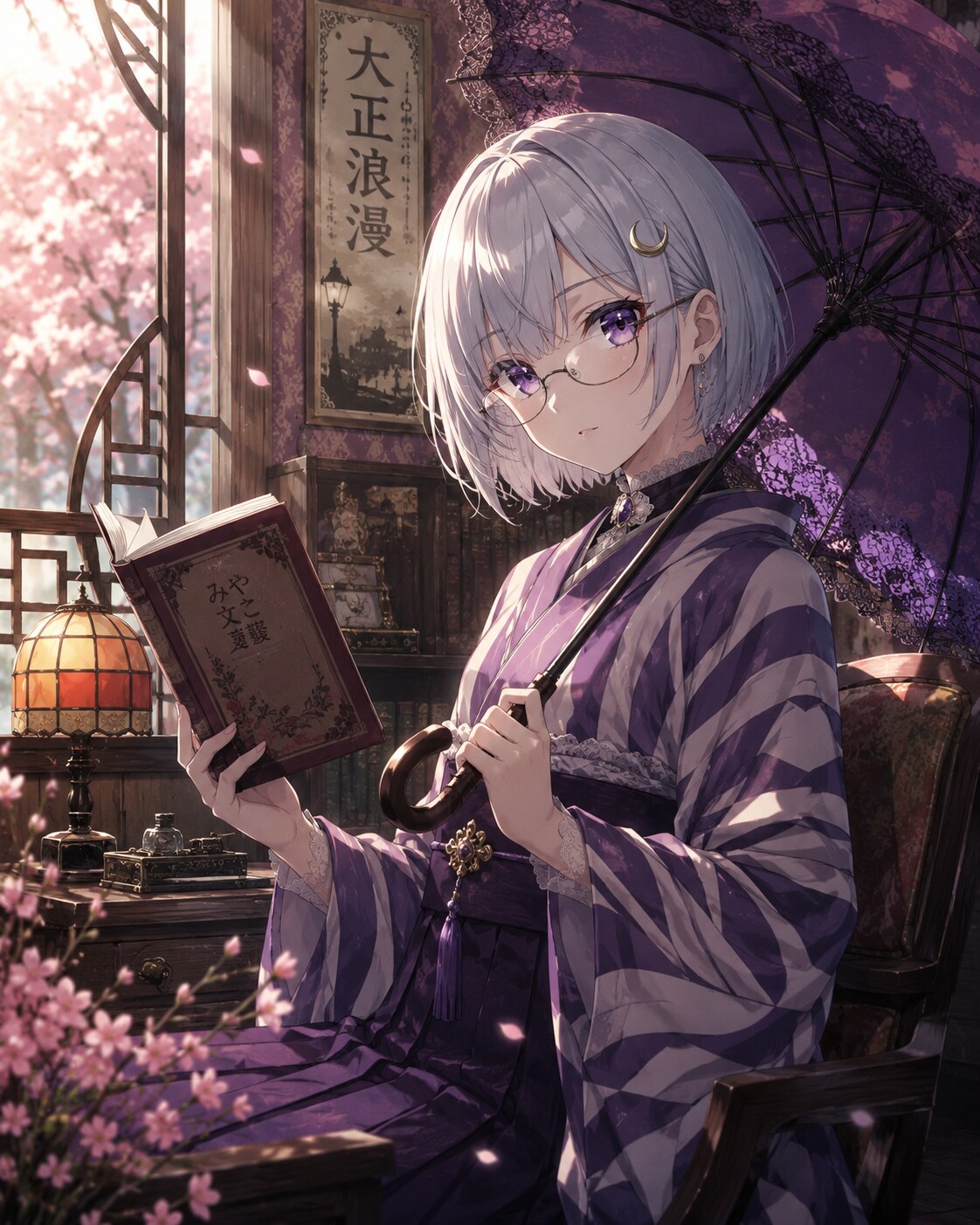 紫苑の窓辺