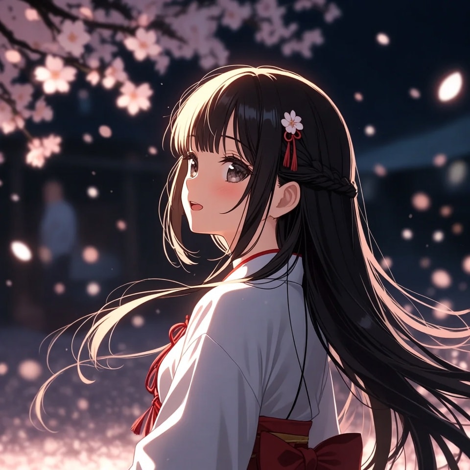 夜桜