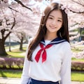 女子高生03【桜01】 2枚目