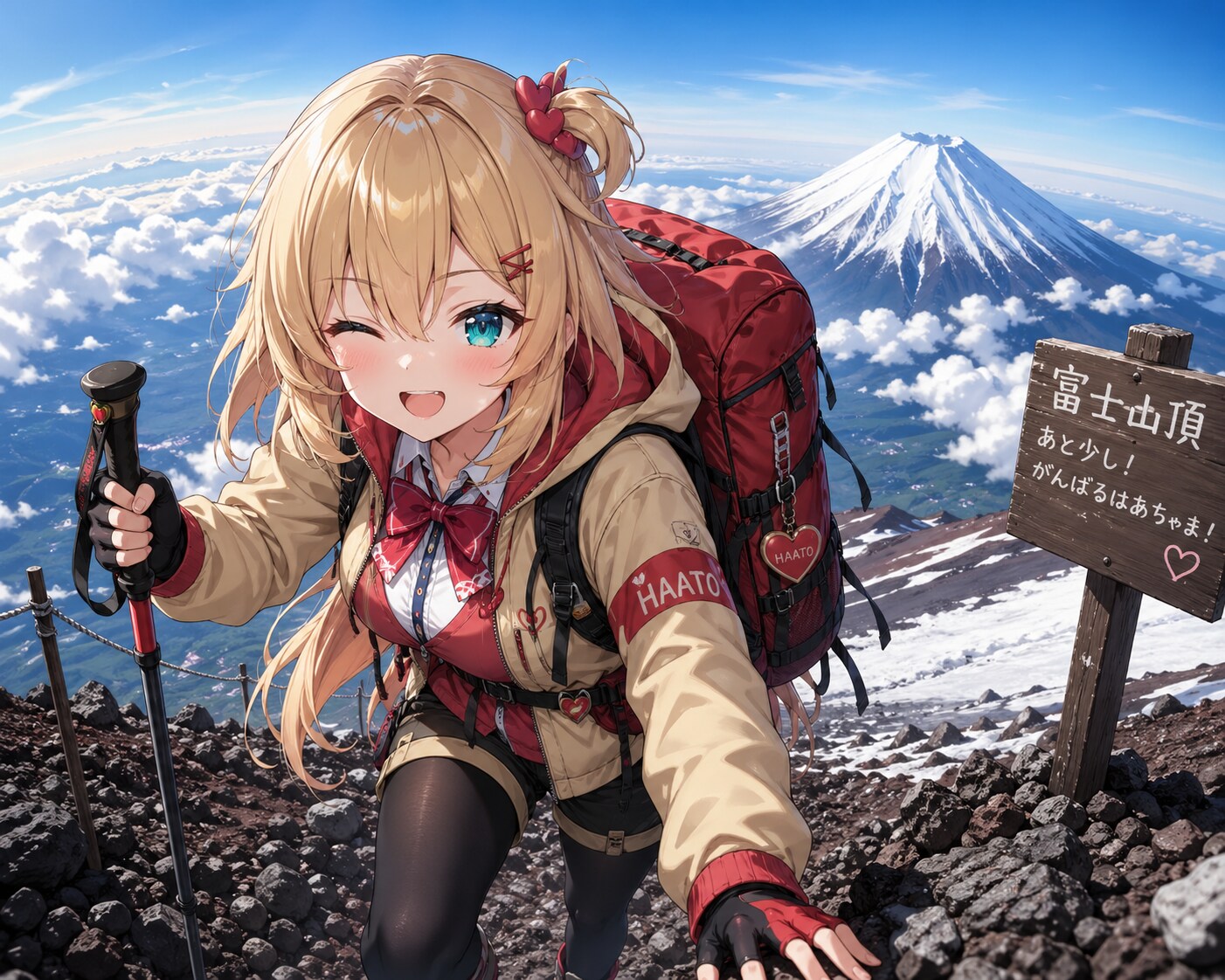 はあちゃま登山_2026/04/28 | の人気AIイラスト・グラビア